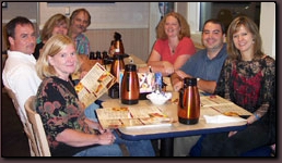 Sallie and Tim with Garner friends, October 2007